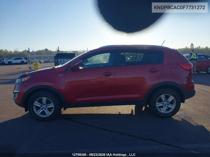 2015 KIA SPORTAGE VIN KNDPBCAC0F7731272 — фото 13