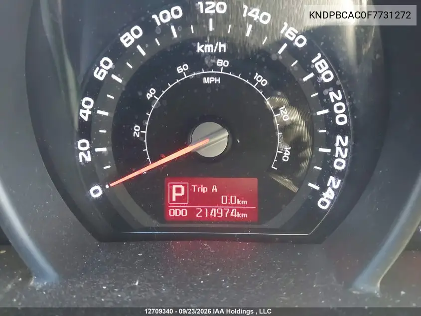 2015 KIA SPORTAGE VIN KNDPBCAC0F7731272 — фото 14