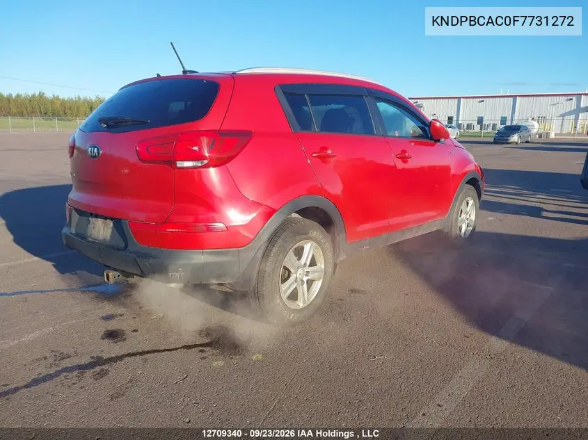 2015 KIA SPORTAGE VIN KNDPBCAC0F7731272 — фото 4
