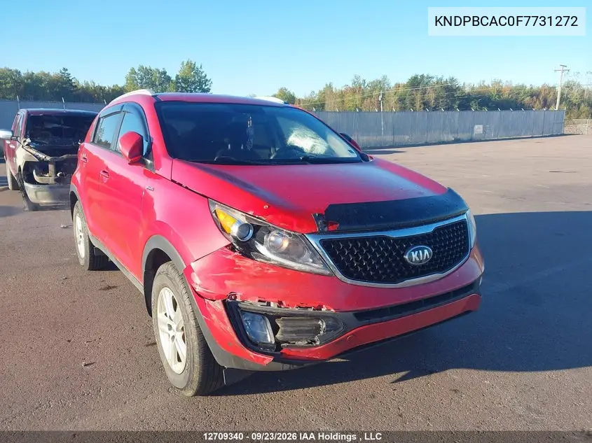 2015 KIA SPORTAGE VIN KNDPBCAC0F7731272 — фото 6