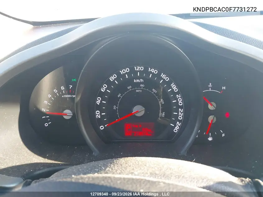 2015 KIA SPORTAGE VIN KNDPBCAC0F7731272 — фото 7