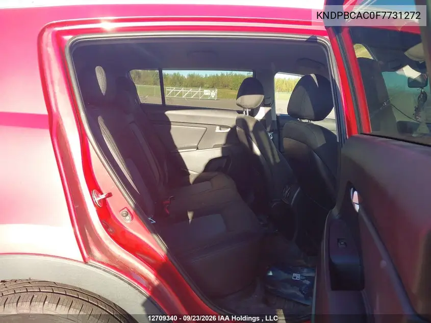 2015 KIA SPORTAGE VIN KNDPBCAC0F7731272 — фото 8