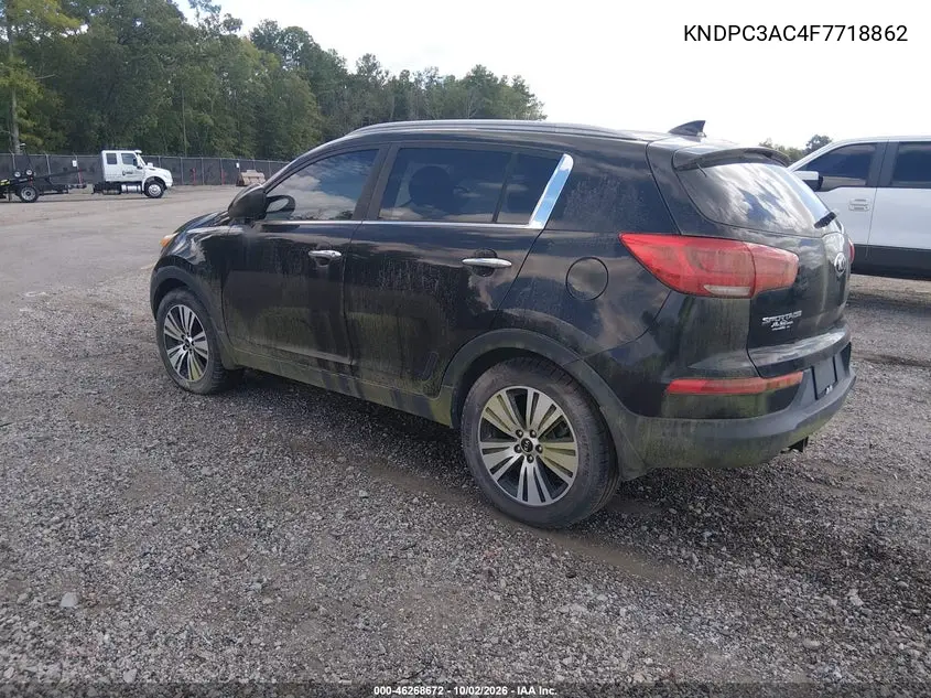 2015 KIA SPORTAGE VIN KNDPC3AC4F7718862 — фото 3