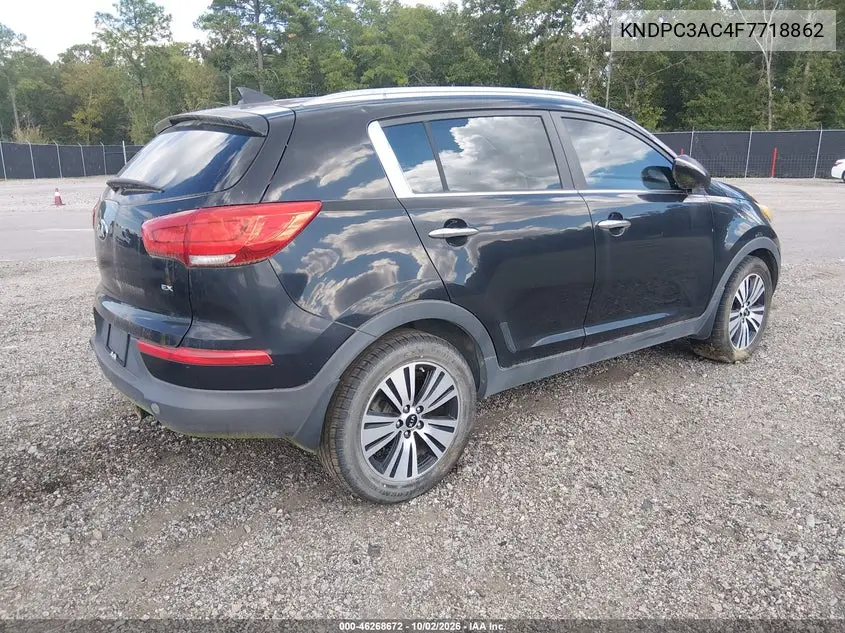 2015 KIA SPORTAGE VIN KNDPC3AC4F7718862 — фото 4