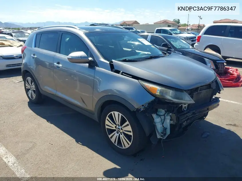 KIA SPORTAGE 2015, VIN KNDPC3AC9F7786347