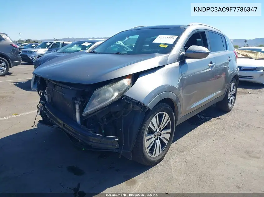 2015 KIA SPORTAGE VIN KNDPC3AC9F7786347 — фото 2