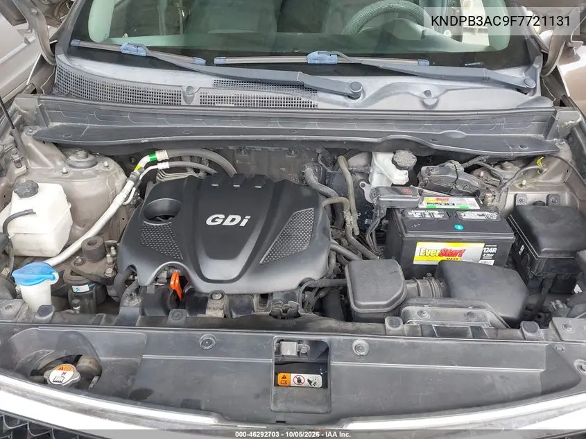 2015 KIA SPORTAGE VIN KNDPB3AC9F7721131 — фото 10