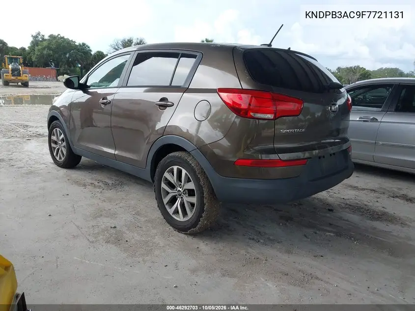 2015 KIA SPORTAGE VIN KNDPB3AC9F7721131 — фото 3