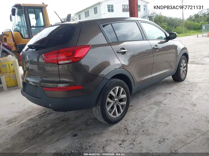 2015 KIA SPORTAGE VIN KNDPB3AC9F7721131 — фото 4