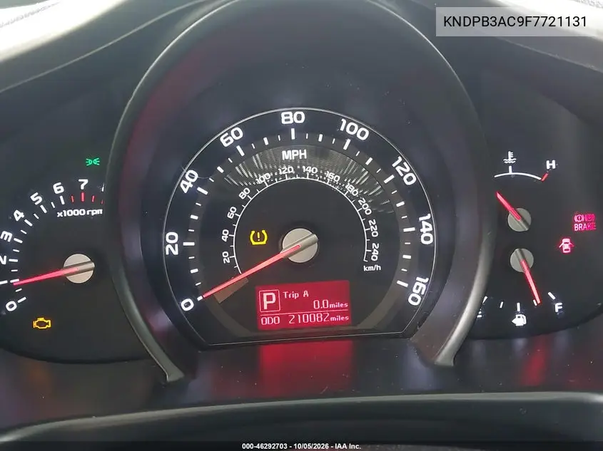 2015 KIA SPORTAGE VIN KNDPB3AC9F7721131 — фото 7