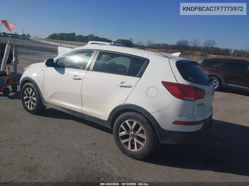 2015 KIA SPORTAGE VIN KNDPBCAC7F7773972 — фото 3
