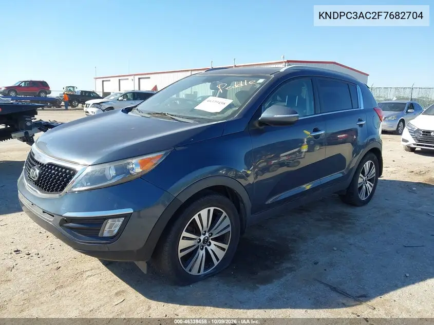2015 KIA SPORTAGE VIN KNDPC3AC2F7682704 — фото 2