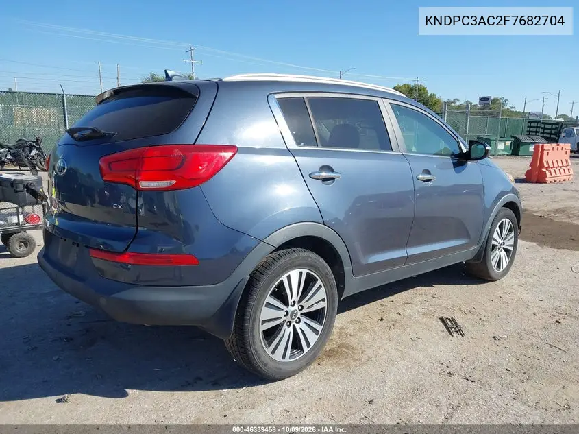 2015 KIA SPORTAGE VIN KNDPC3AC2F7682704 — фото 4