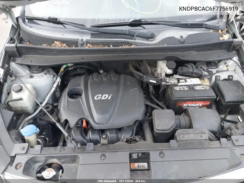 2015 KIA SPORTAGE VIN KNDPBCAC6F7756919 — фото 10
