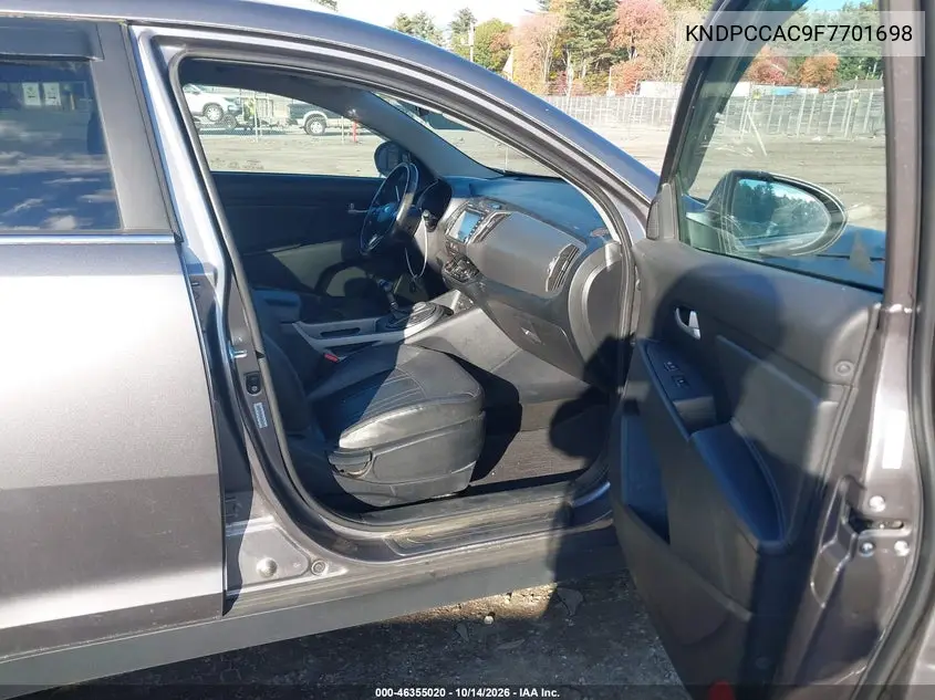 2015 KIA SPORTAGE VIN KNDPCCAC9F7701698 — фото 5