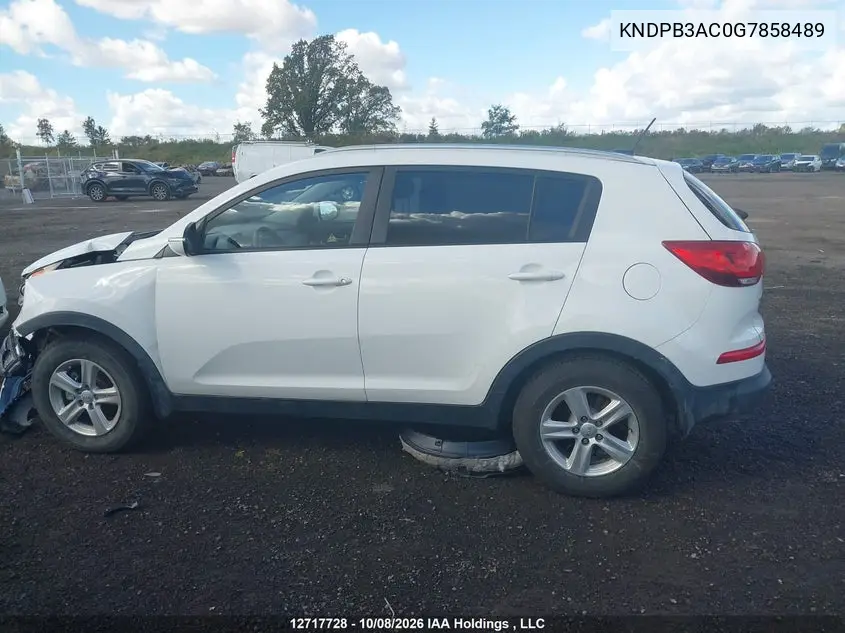 2016 KIA SPORTAGE VIN KNDPB3AC0G7858489 — фото 14