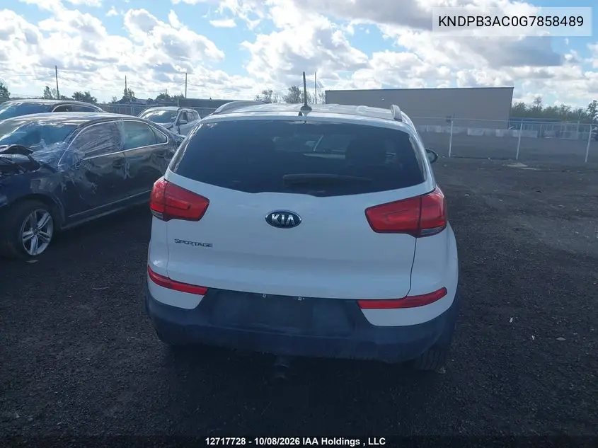 2016 KIA SPORTAGE VIN KNDPB3AC0G7858489 — фото 16