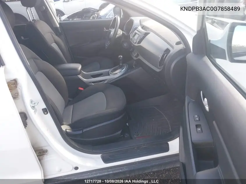 2016 KIA SPORTAGE VIN KNDPB3AC0G7858489 — фото 5