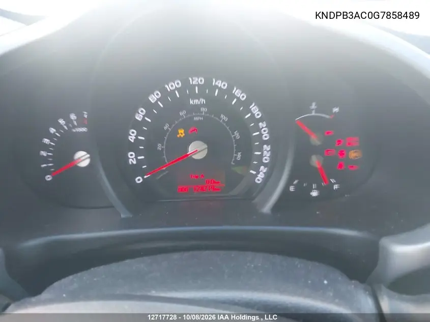 2016 KIA SPORTAGE VIN KNDPB3AC0G7858489 — фото 7