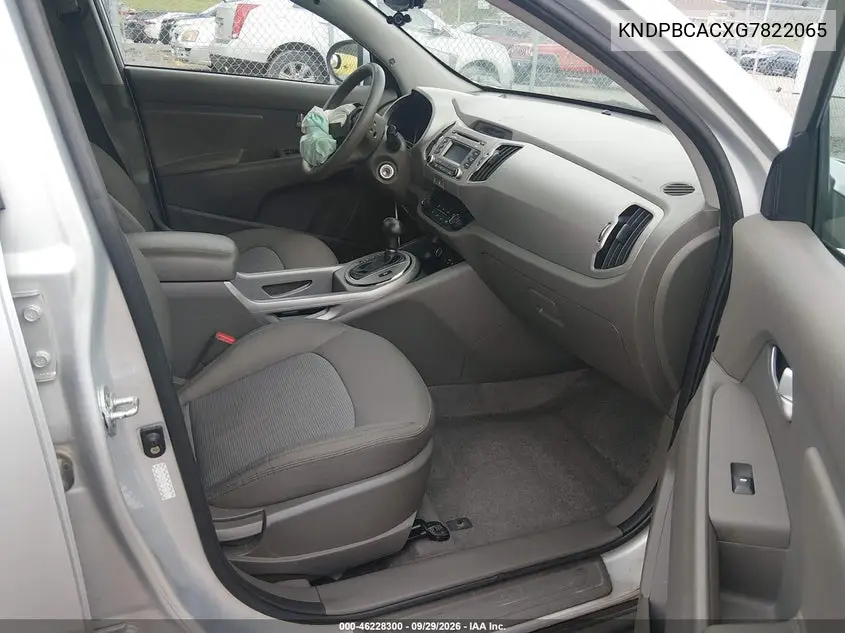 2016 KIA SPORTAGE VIN KNDPBCACXG7822065 — фото 5