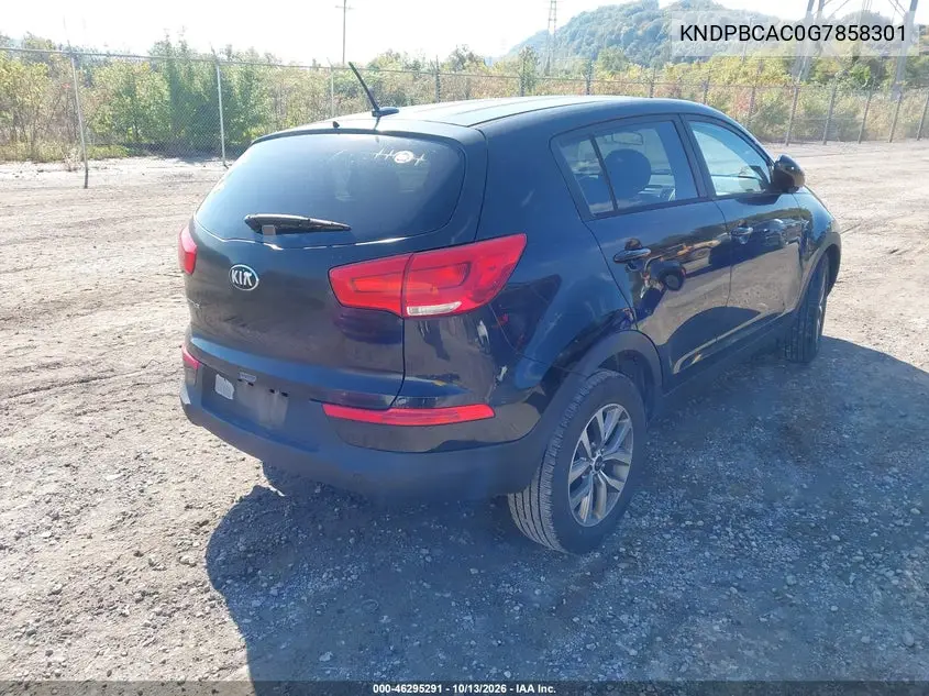 2016 KIA SPORTAGE VIN KNDPBCAC0G7858301 — фото 4