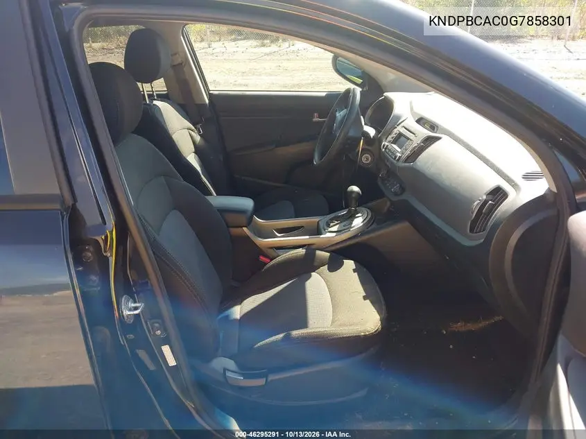 2016 KIA SPORTAGE VIN KNDPBCAC0G7858301 — фото 5
