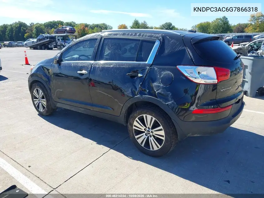 2016 KIA SPORTAGE VIN KNDPC3AC6G7866318 — фото 3