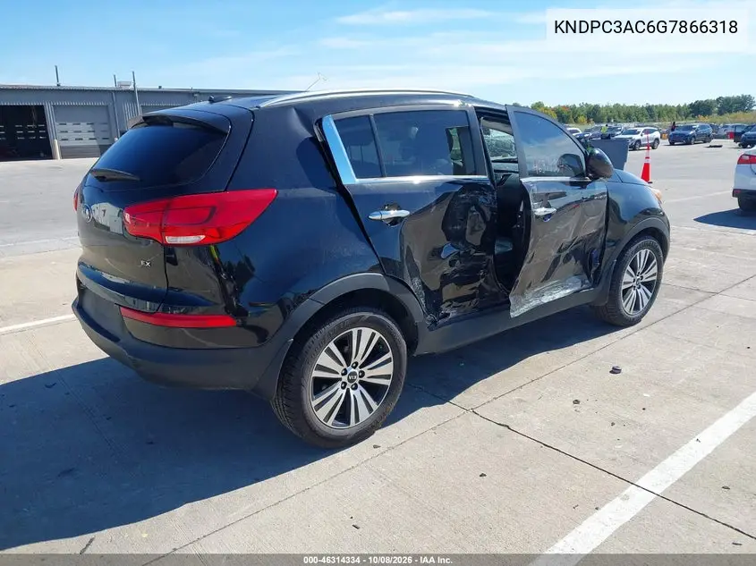 2016 KIA SPORTAGE VIN KNDPC3AC6G7866318 — фото 4