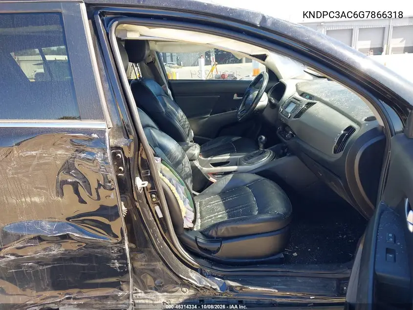 2016 KIA SPORTAGE VIN KNDPC3AC6G7866318 — фото 5