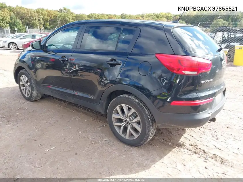 2016 KIA SPORTAGE VIN KNDPBCACXG7855521 — фото 3