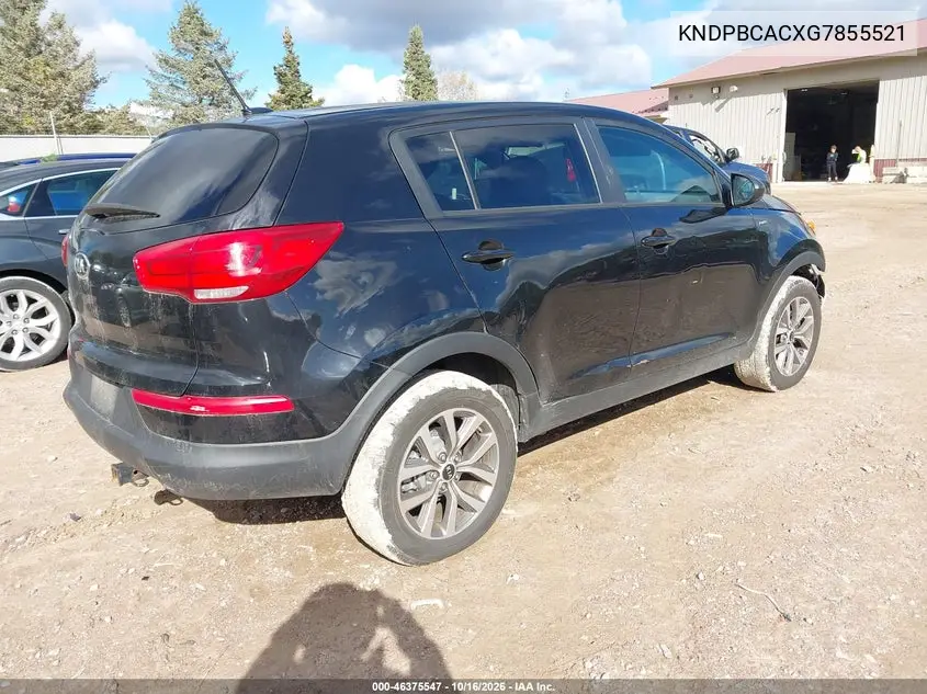 2016 KIA SPORTAGE VIN KNDPBCACXG7855521 — фото 4