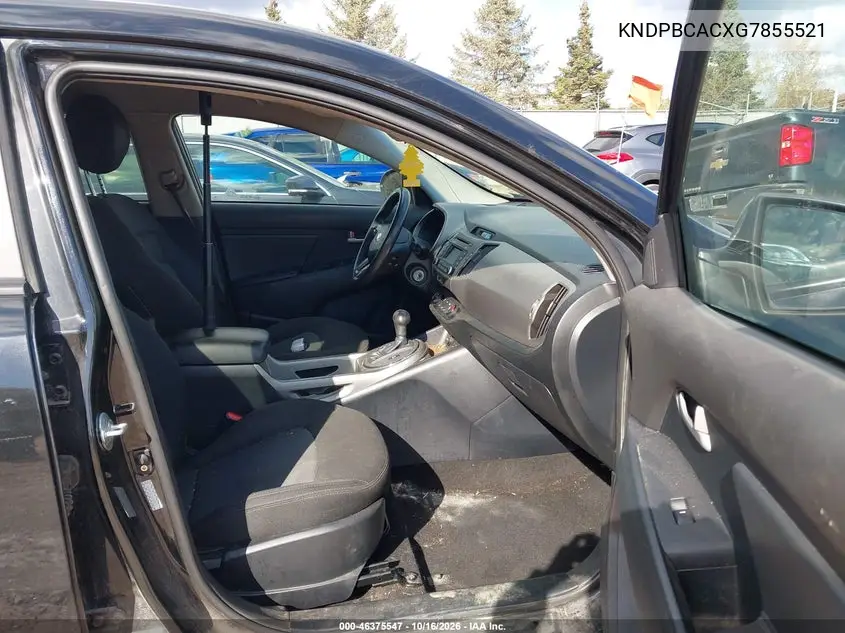 2016 KIA SPORTAGE VIN KNDPBCACXG7855521 — фото 5