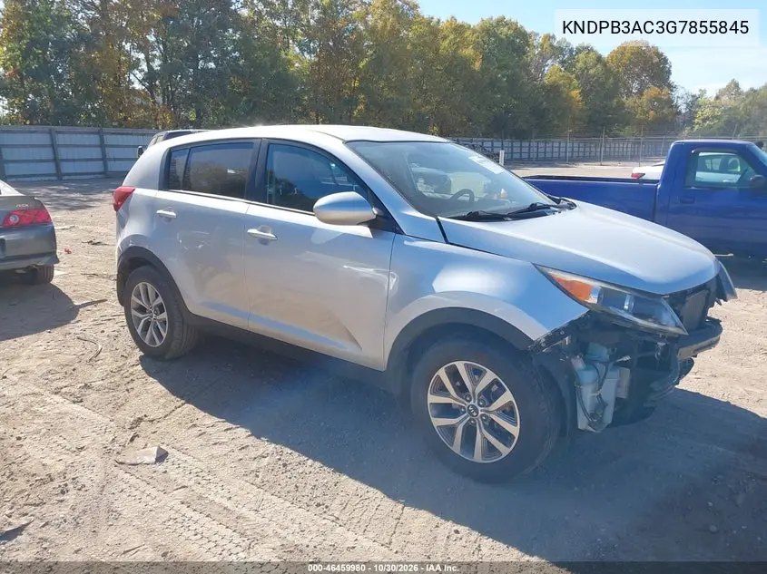 KIA SPORTAGE 2016, VIN KNDPB3AC3G7855845
