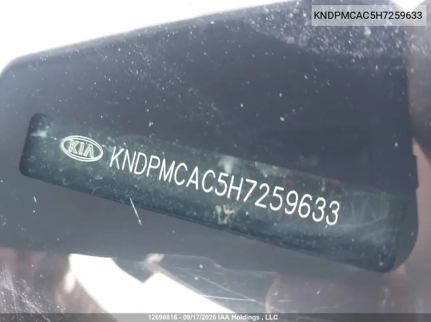 2017 KIA SPORTAGE VIN KNDPMCAC5H7259633 — фото 19