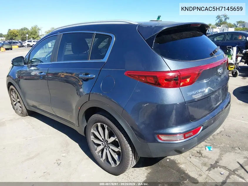 2017 KIA SPORTAGE VIN KNDPNCAC5H7145659 — фото 3