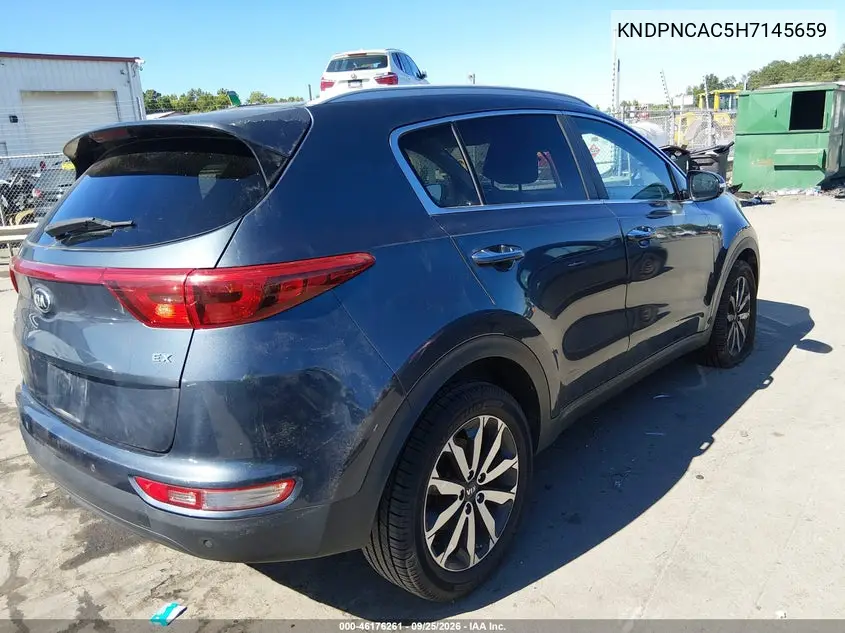 2017 KIA SPORTAGE VIN KNDPNCAC5H7145659 — фото 4