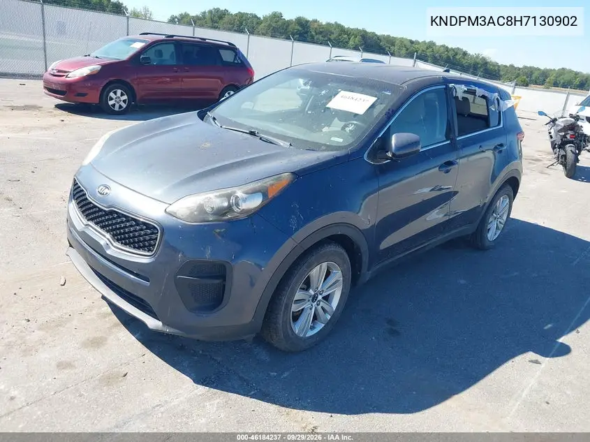 2017 KIA SPORTAGE VIN KNDPM3AC8H7130902 — фото 2