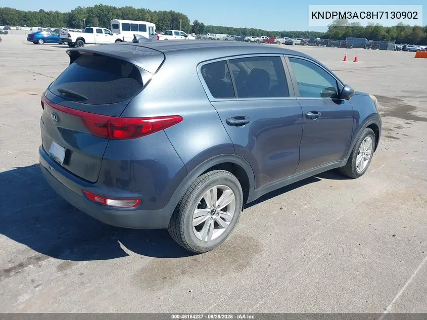 2017 KIA SPORTAGE VIN KNDPM3AC8H7130902 — фото 4