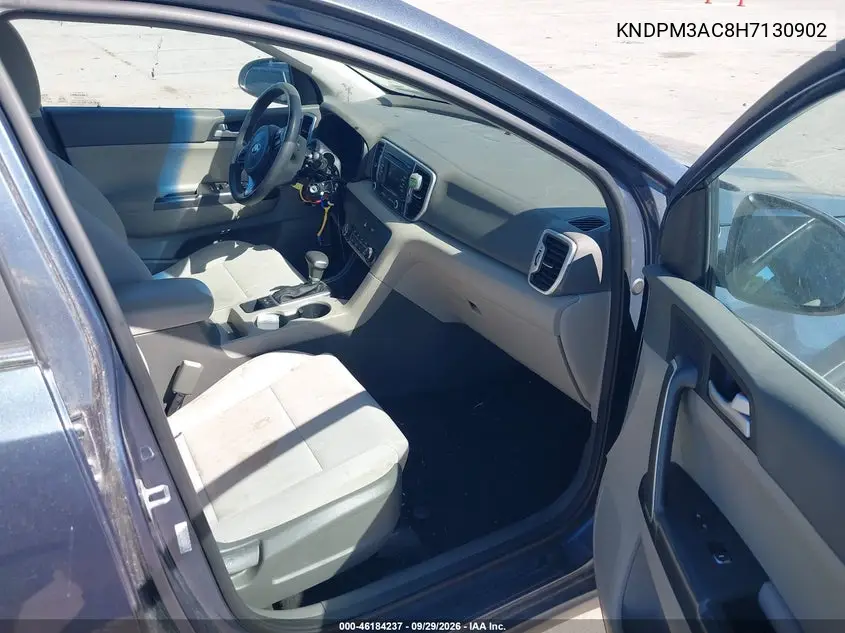 2017 KIA SPORTAGE VIN KNDPM3AC8H7130902 — фото 5