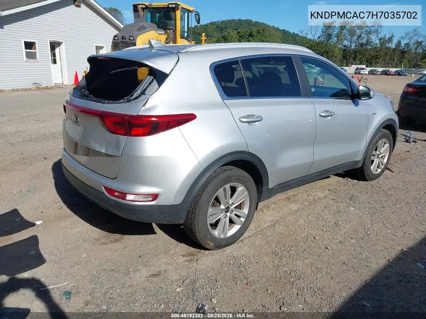 2017 KIA SPORTAGE VIN KNDPMCAC7H7035702 — фото 4