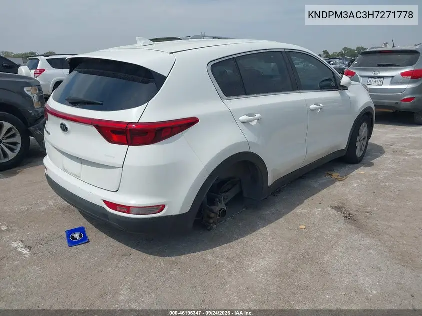 2017 KIA SPORTAGE VIN KNDPM3AC3H7271778 — фото 4