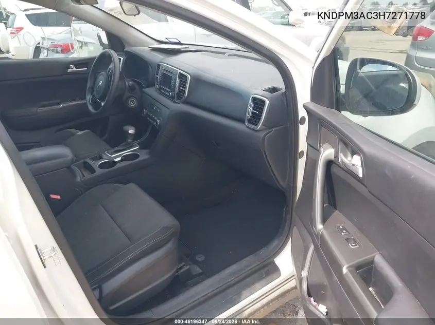 2017 KIA SPORTAGE VIN KNDPM3AC3H7271778 — фото 5