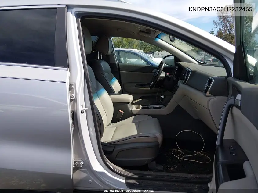 2017 KIA SPORTAGE VIN KNDPN3AC0H7232465 — фото 5