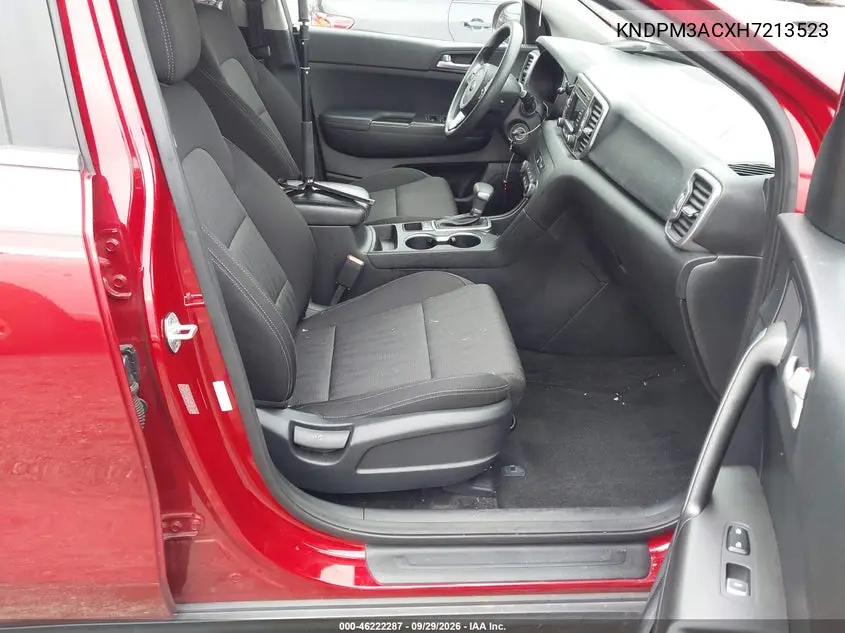 2017 KIA SPORTAGE VIN KNDPM3ACXH7213523 — фото 5