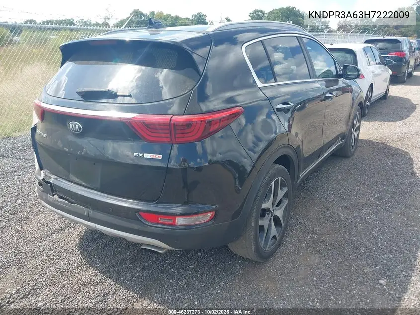 2017 KIA SPORTAGE VIN KNDPR3A63H7222009 — фото 4
