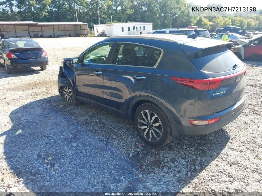 2017 KIA SPORTAGE VIN KNDPN3AC7H7213198 — фото 3