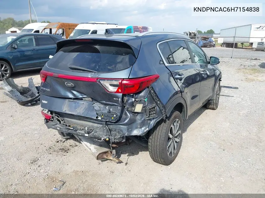 2017 KIA SPORTAGE VIN KNDPNCAC6H7154838 — фото 4