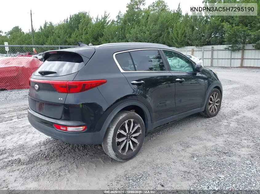 2017 KIA SPORTAGE VIN KNDPN3AC5H7295190 — фото 4