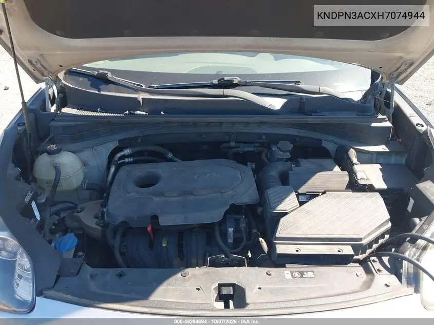 2017 KIA SPORTAGE VIN KNDPN3ACXH7074944 — фото 10