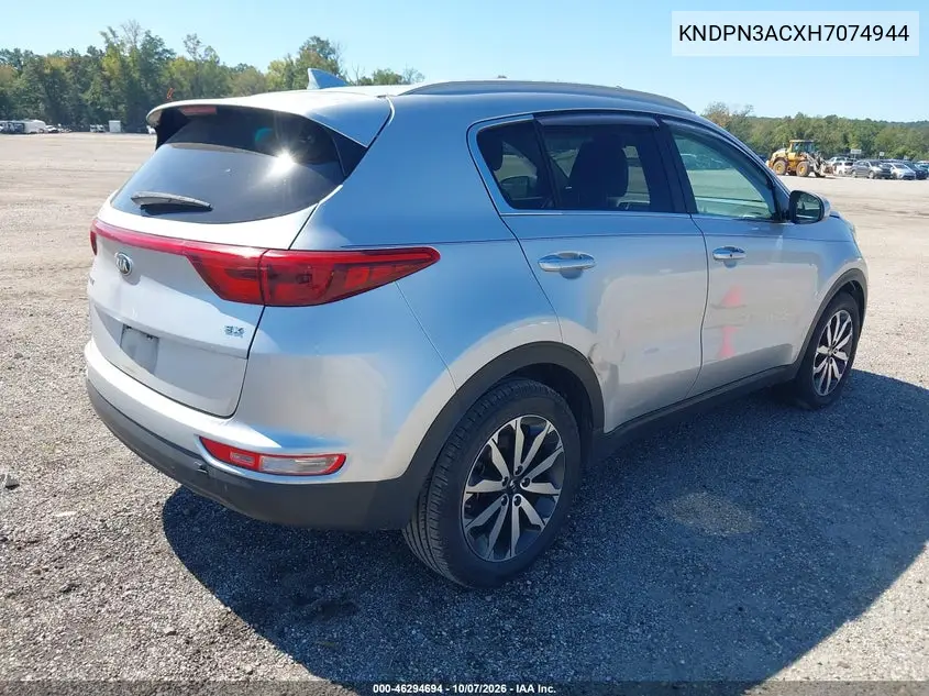 2017 KIA SPORTAGE VIN KNDPN3ACXH7074944 — фото 4
